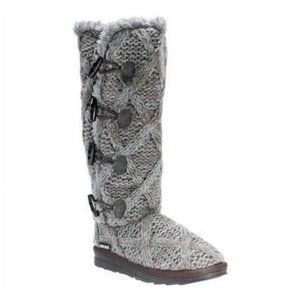 Muk Luks Women’s Felicity Boots Grey 9 NEW